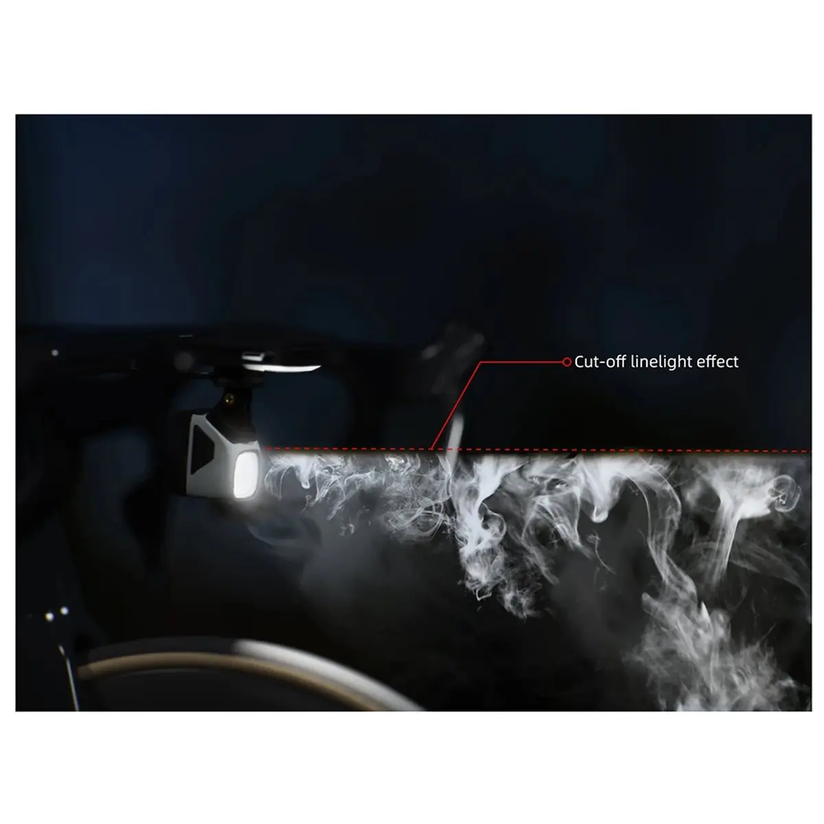 giftnew CYC1700 Wireless Remote Hanging Bike Headlight High Brightness Cutoff Line Front Light 4000mAh 1700 Lumen