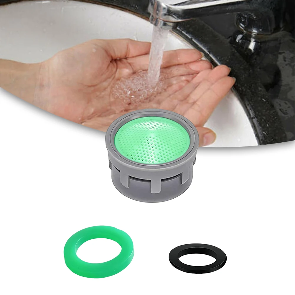 Aerator kran plastikowy ABS 1.5 GPM M22 czarny ogranicznik przepływu uszczelki korek do akcesoria do kąpieli części zamiennych do aeratora