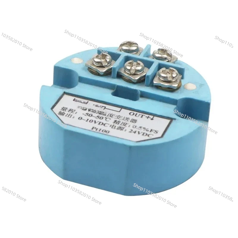 

2pcs Pt100 temperature transmitter module voltage output 0-5V/0-10V/4-20mA