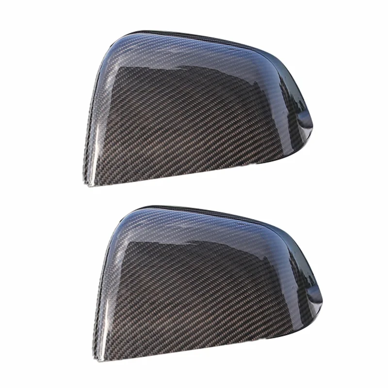 

For Tesla Model3/Y Rearview Mirror Protection Case Blackened Carbon Brazed Dimensional Accessory Decorative