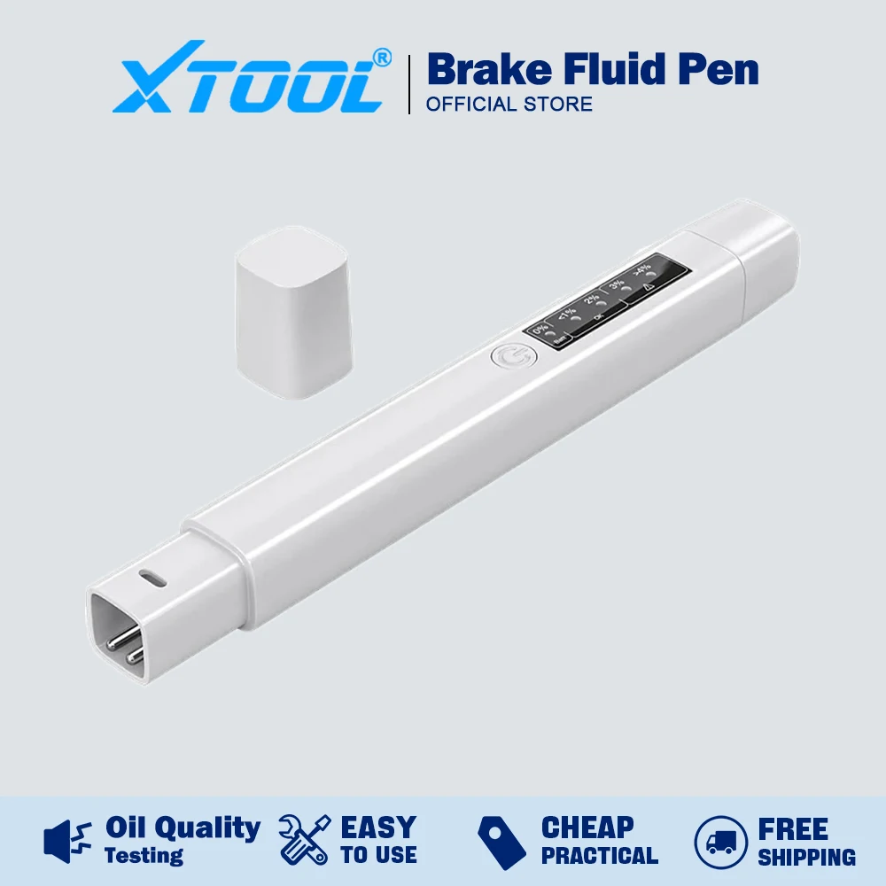 XTOOL Oil Quality Check Pen Universal Brake Fluid Tester Car Brake Liquid Digital Tester Vehicle Auto Automotive Testing Tool