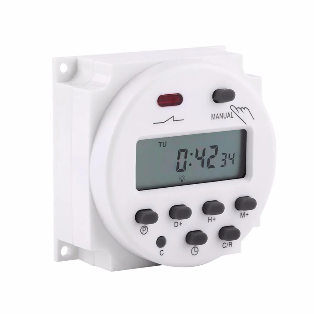Timer 220V Digital LCD Power Timer relè interruttore orario programmabile