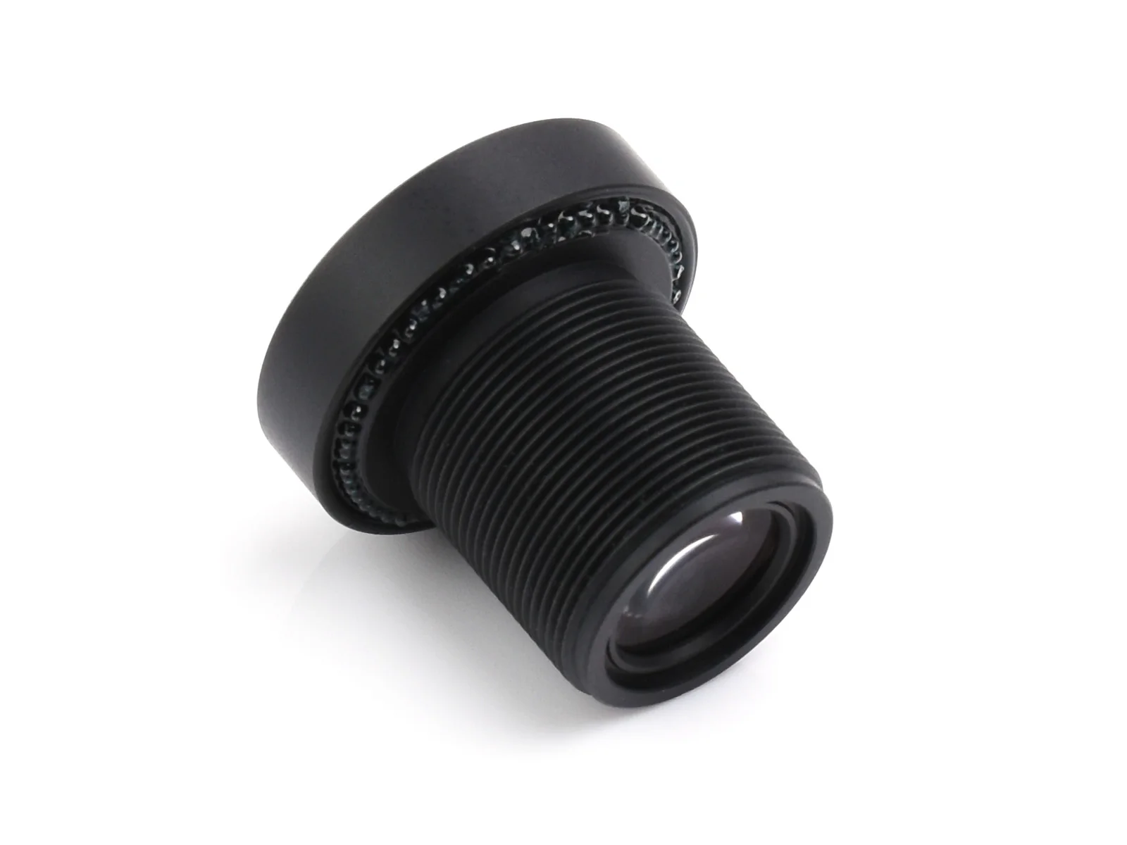 WS1842714,M12 High Resolution Lens,14MP, 184.6° Ultra Wide Angle,2.72mm Focal Length,Compatible With RPi High Quality Camera M12