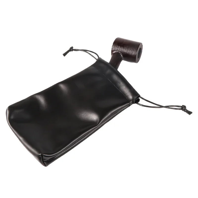 PU Drawstring pocket storage bag for smoking pipe cigar lighters accessories Pull rope pocket camping