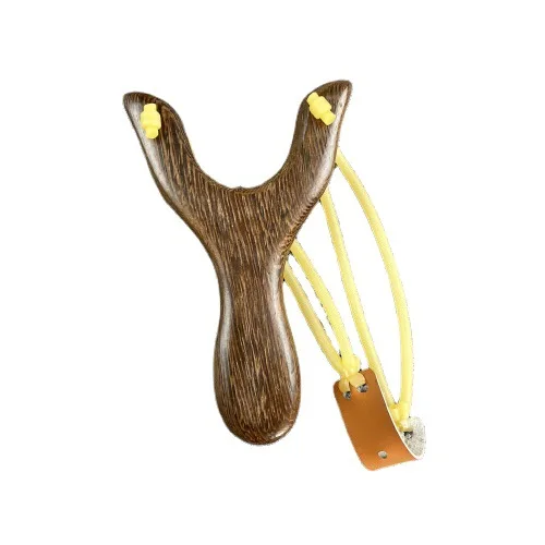 Outdoor Sports Hunting Shooting Toy Traditional Wooden High Precision Slingshot with Shooting Competitions 2024