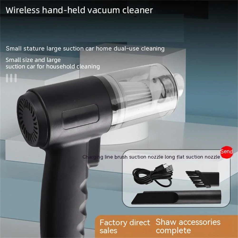 3-in-1 Portable Handheld Car Vacuum Cleaner 3100pa Powerful Suction Wireless Charging High-power Mini Vacuum Cleaner Wholesale