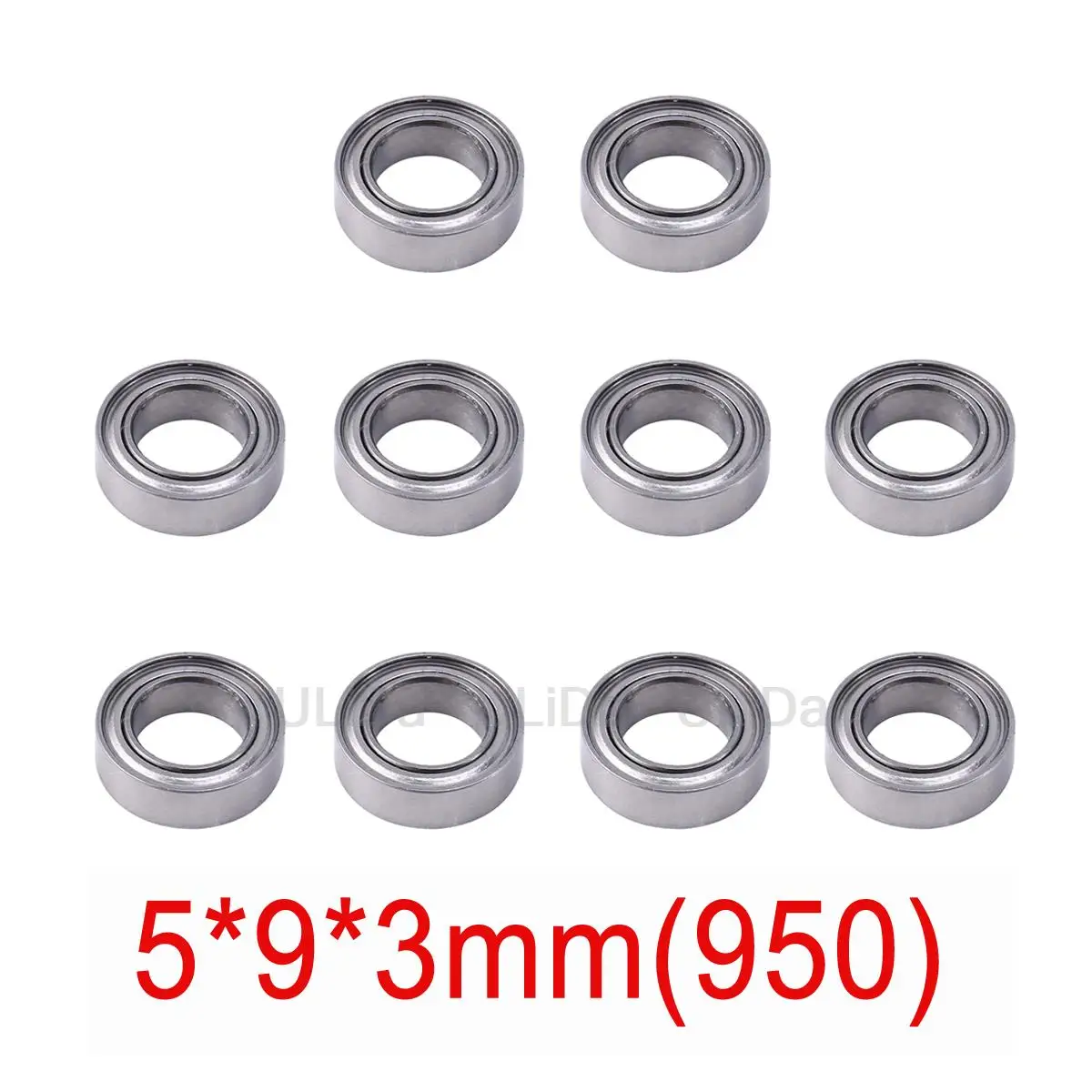 10Pcs 520 620 830 850 950 Bearing 5mm/6mm Guide Roller Bearings for Tamiya Mini 4WD RC Car 2*6*2.5 2*5*2.5 3*8*3 5*8*2.5 5*9*3