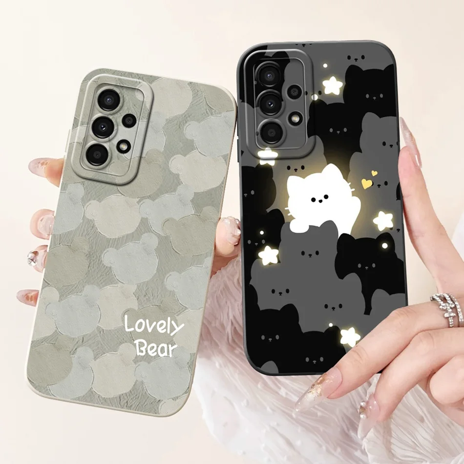 For Samsung Galaxy A13 Case Samsung A13 4G 5G SM-A135F SM-A136B Elegant Painted Soft Silicone Shockproof Phone Cases