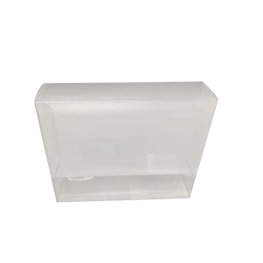 

100PCS Clear transparent PET box cover For GBA for gameboy advance US version storage protection collection box