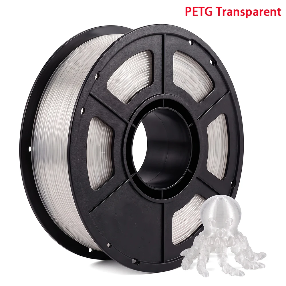 PETG Transparent 3D Printer Filament 200g 500g 1.75mm 3D Printer Material Petg transparent Filament Vacuum Packaging