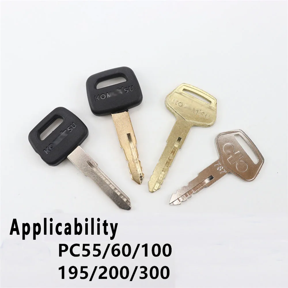 For Komatsu Excavator Key Original Original 60/100-7 Start Ignition New And Old Excavator Parts Universal Lock Key