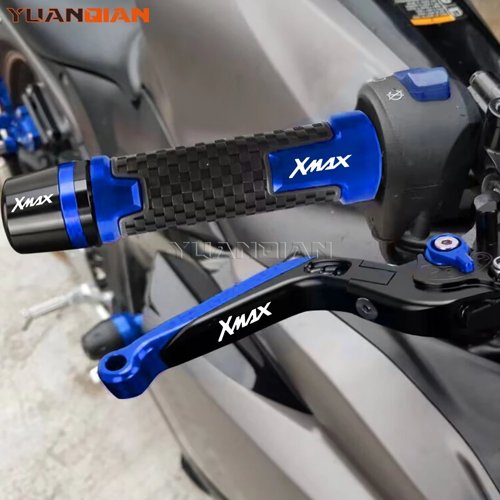 Motorbicikli accessor Bekapcsolás Fék Emelő Célgömb grips ends számára YAMAHA XMAX300 X Maximilián X-MAX 300 2018 2019 2020 2021 2022 2023