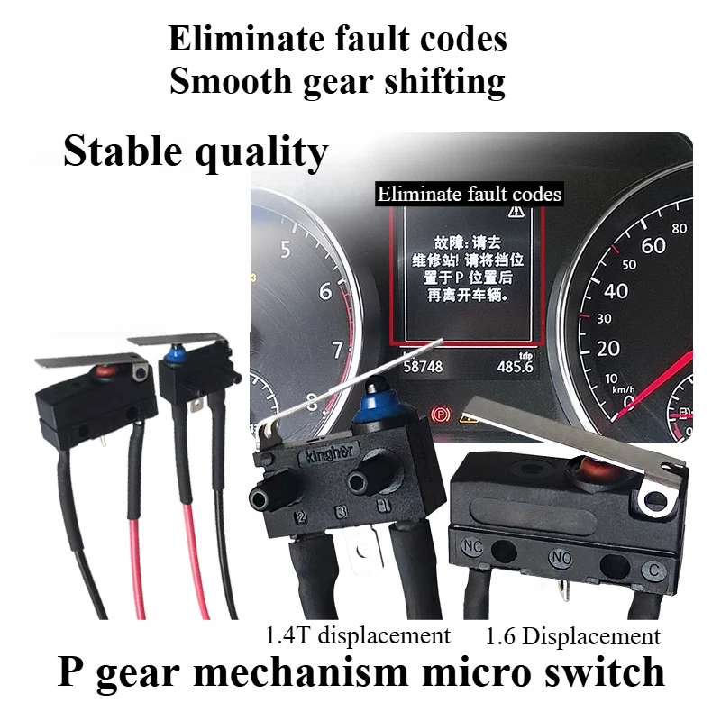 

For Volkswagen Golf 7 Passat Q3 A3 Lamando Shifting Mechanism P Gear Switch Micro Switch Gear Switch Auto Parts 1pcs