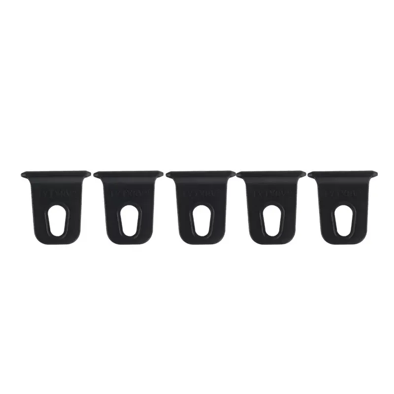 10Pcs Awning Hooks Sturdy Universal White Clothes Hook Racks for RV S-shaped Camping Awning Hooks Clips Hats Tent Light Hangers