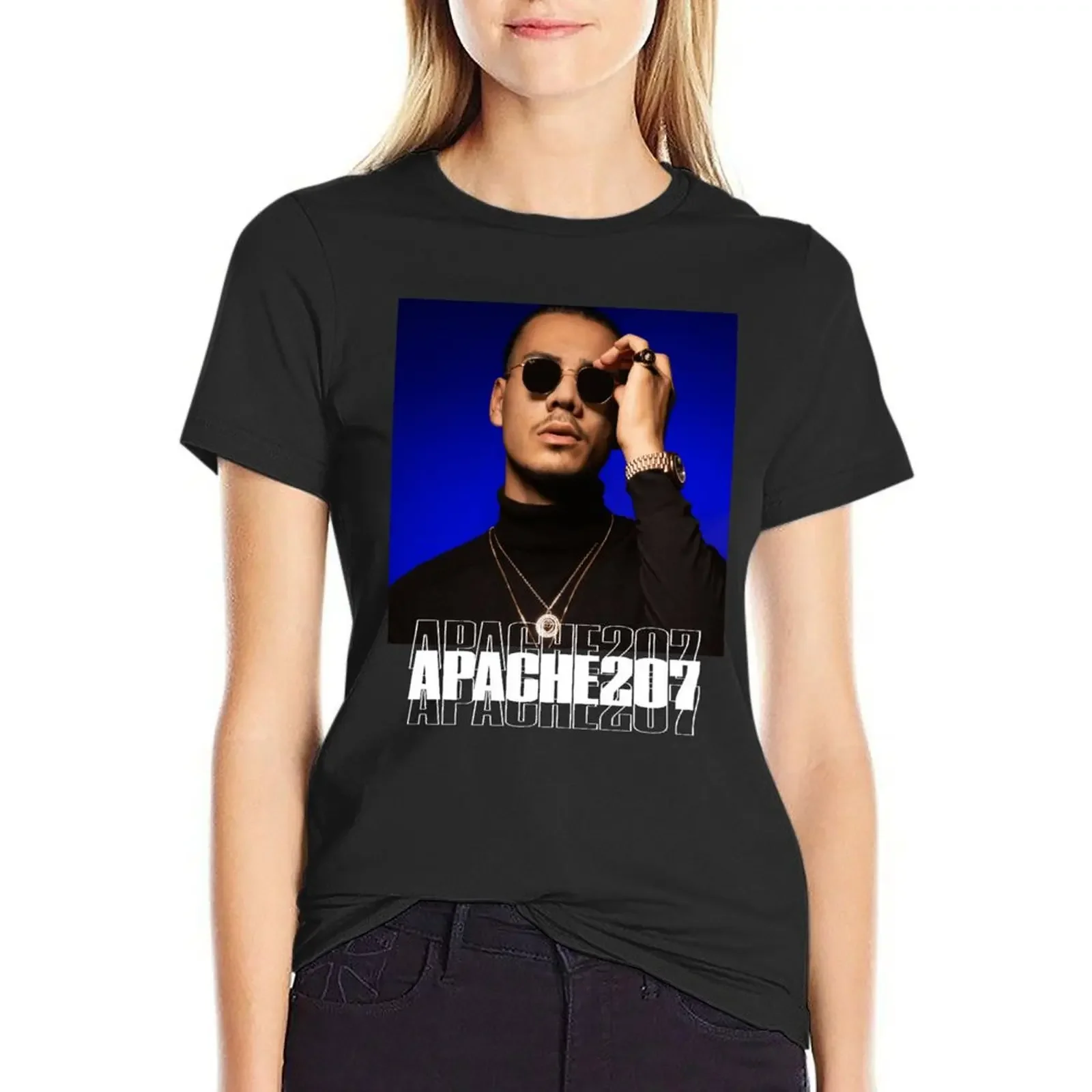 

APC207 T-Shirt summer tops blacks plus size tops workout t shirts for Women