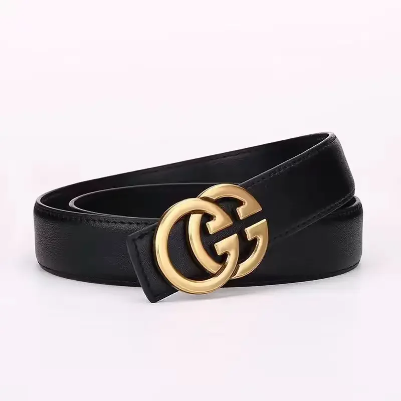 Women's Casual Denim Buckle Decorative Waistband for Students Top Quality Leather Belt Versatile Simple Style Female Accessories image 4