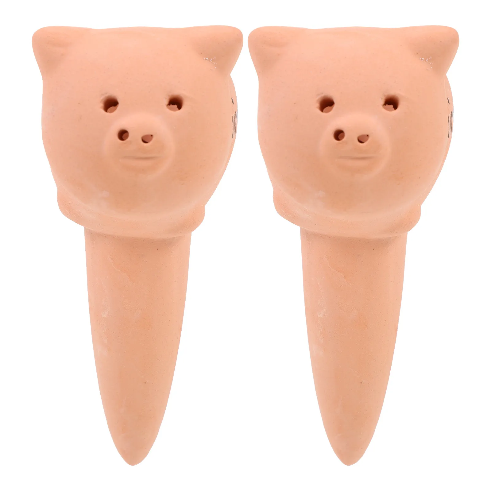 Dispositivo automático de riego de flores, globos de cerámica rojos para autorriego, herramientas de riego para plantas de jardín, césped y patio, 2 uds.