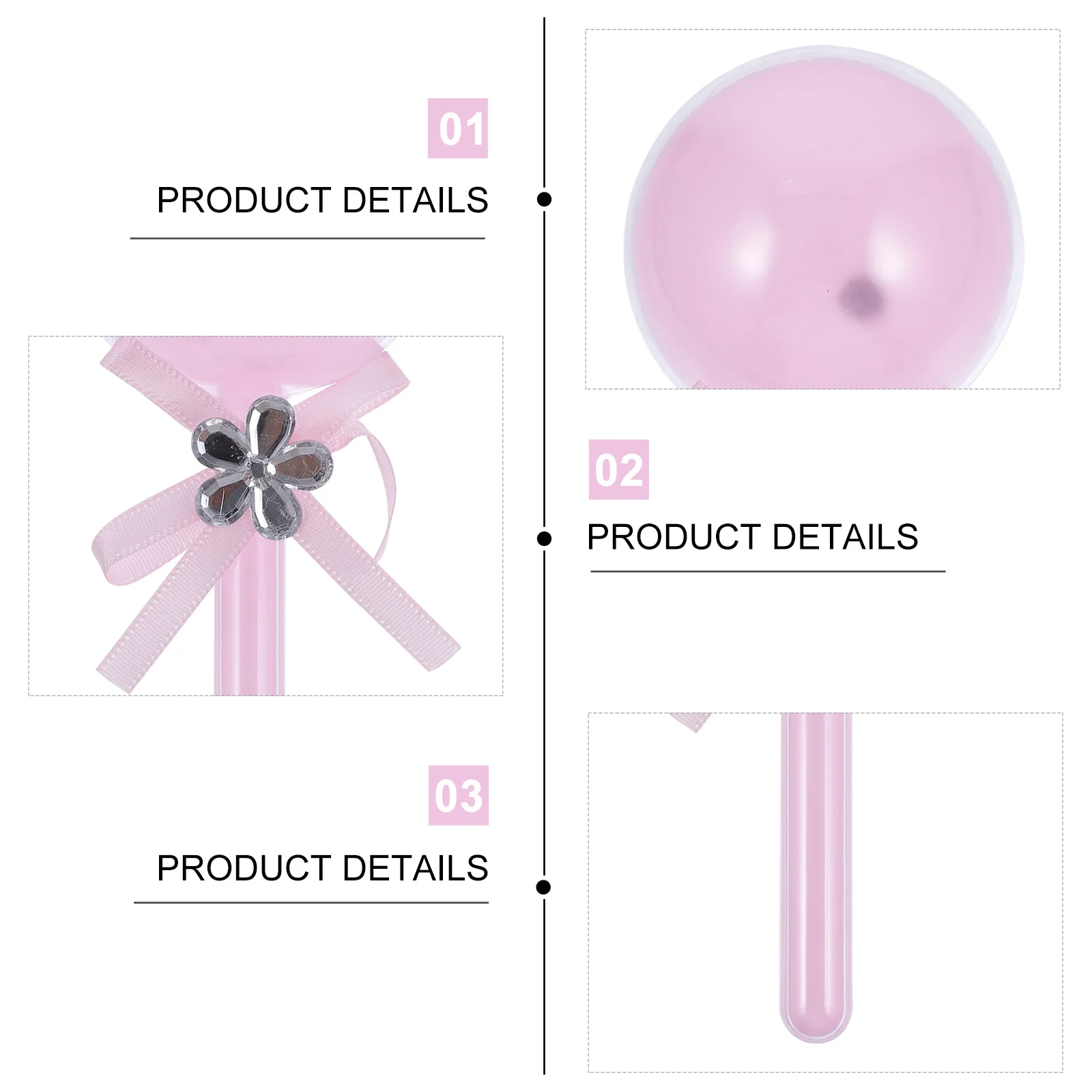 

16Pcs Creative Lollipop Shaped Wedding Candy Boxes Fashionable Gift Storage Cases Pink Wedding Tote Boxes Stylish Candy