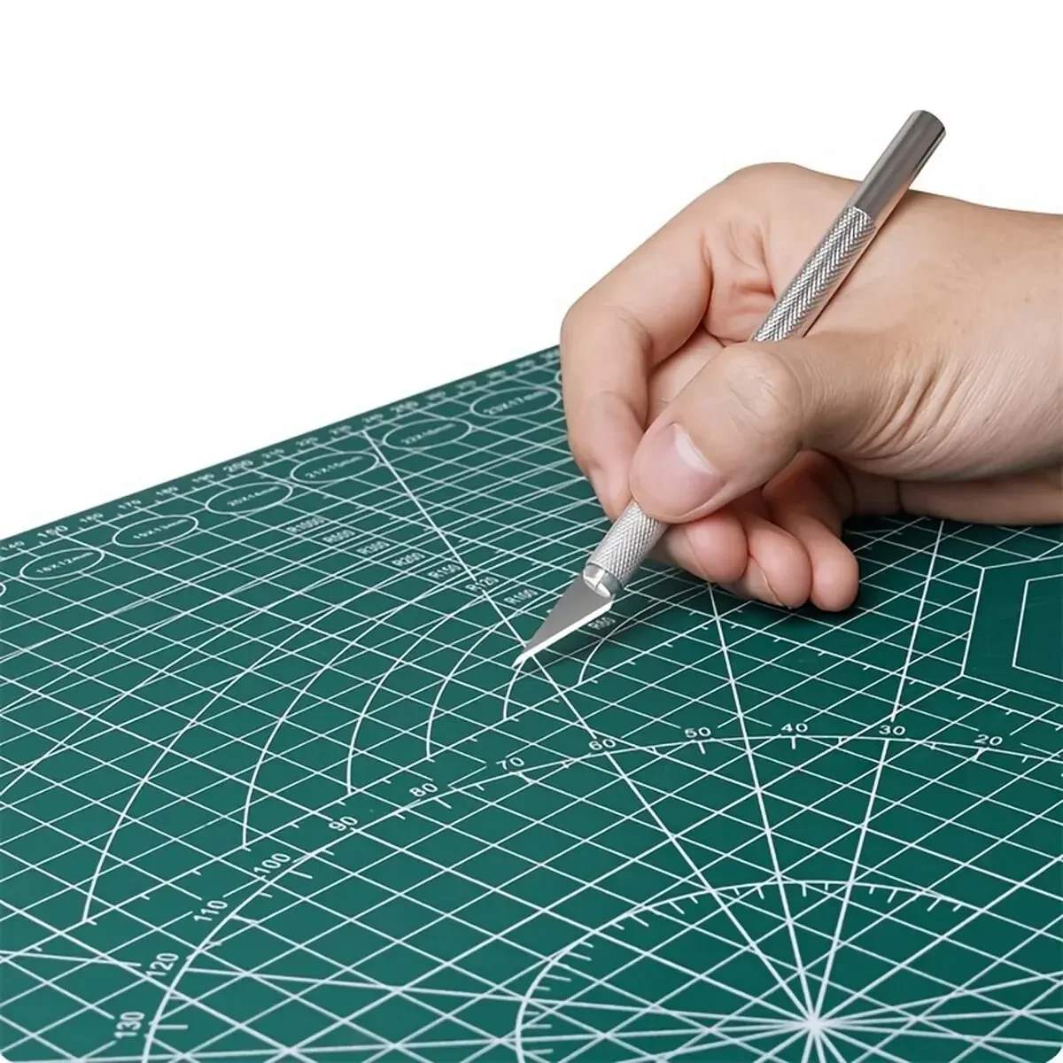 Graveren Ambachtelijke Mes Antislip Metalen Scalpel Vleesmes Ambachtelijke Hobby Goud/Zilver Kleur Utility Mes Briefpapier Kunstbenodigdheden