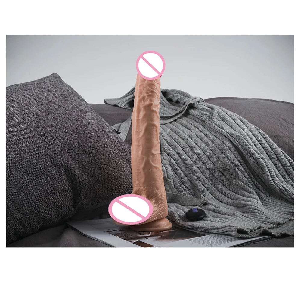 30cm Big Dildo with Wireless Control 20 Speeds Vagina Massage G-spot Suction Cup Realistic Huge Penis Vibrator Sex Toys Women 18