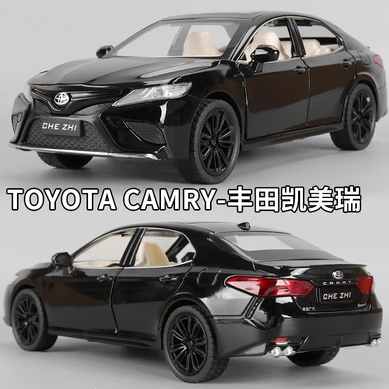 

1:24 Toyota Camry Car Model Alloy Diecast Simulation Sound Light Vehicle For Boys Christmas Gift