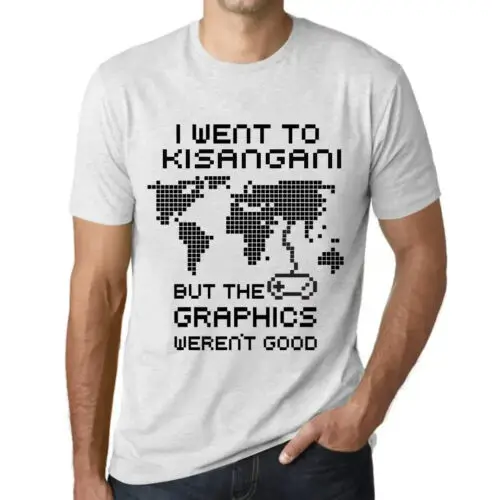 Heren Grafisch T-Shirt Ik ging naar Kisangani maar de graphics waren niet goed