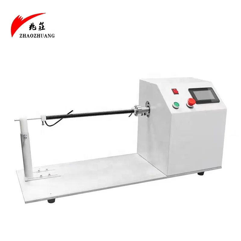 XC-2055 Semi Automatic Phone Cord Telephone Cable Spiral Wrapping Machine