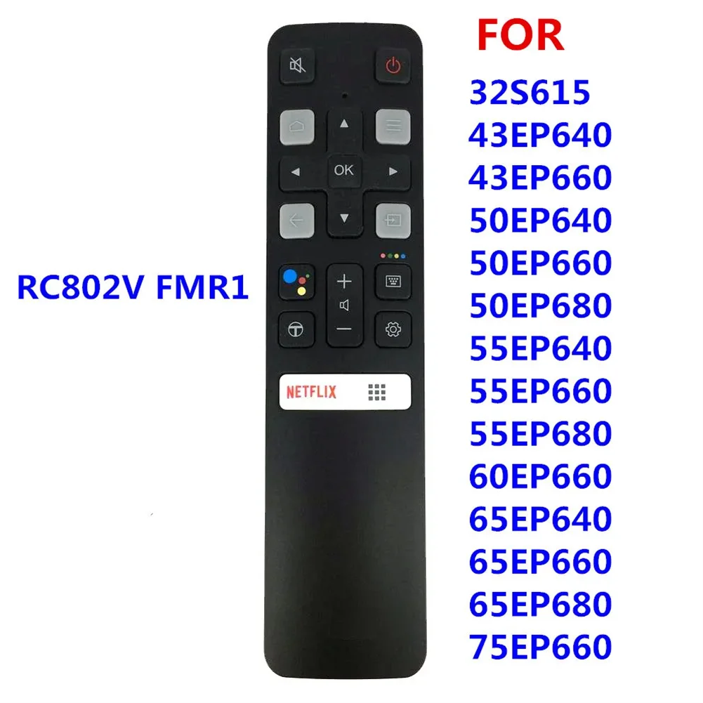 Smart Remote Control Air Mouse Keyboard Wireless Remote Controller With Netflex Button Remote Compatible For TCL 49S6510FS TV