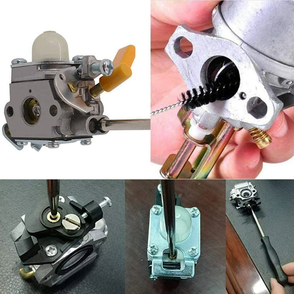 3Pcs Car Screwdriver Carburetor Adjustment Chainsaw Tools For Poulan For Craftsman Black Steel Carburetor Repair Tool Auto Parts