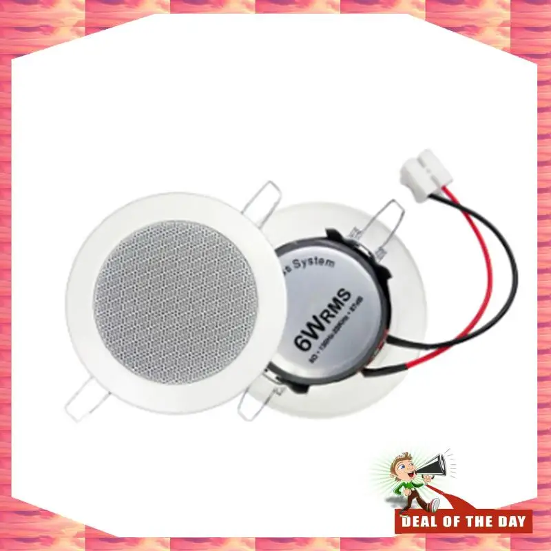 Entrega em 24 horas Banheiro 3 Polegadas 8Ohm 6W Alto-falante de teto passivo Alto-falante de teto de 3 polegadas Alto-falante de teto pequeno