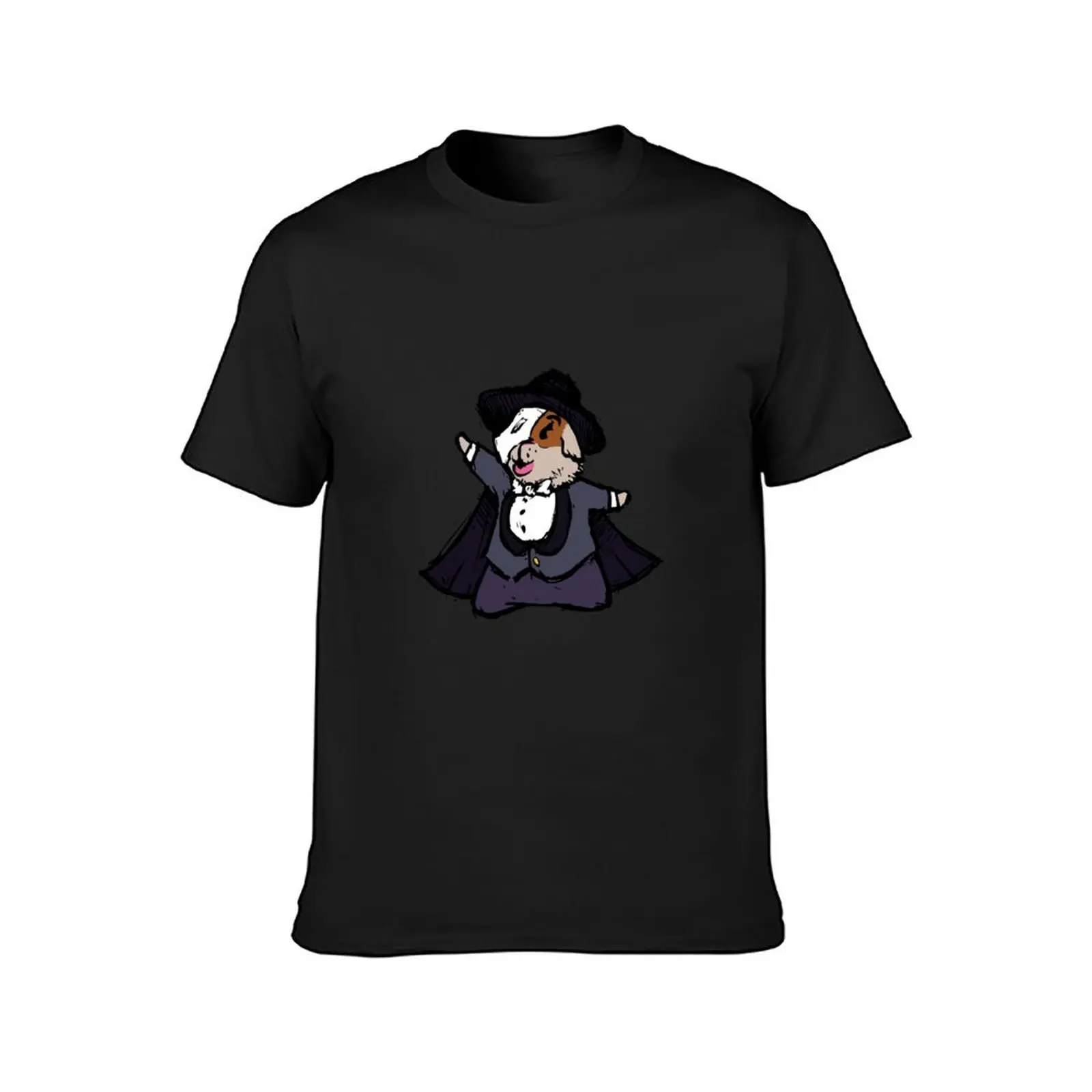 Phantom of the Opera Guinea Pig T-Shirt oversized quick-drying customs design your own graphics mens vintage t shirts