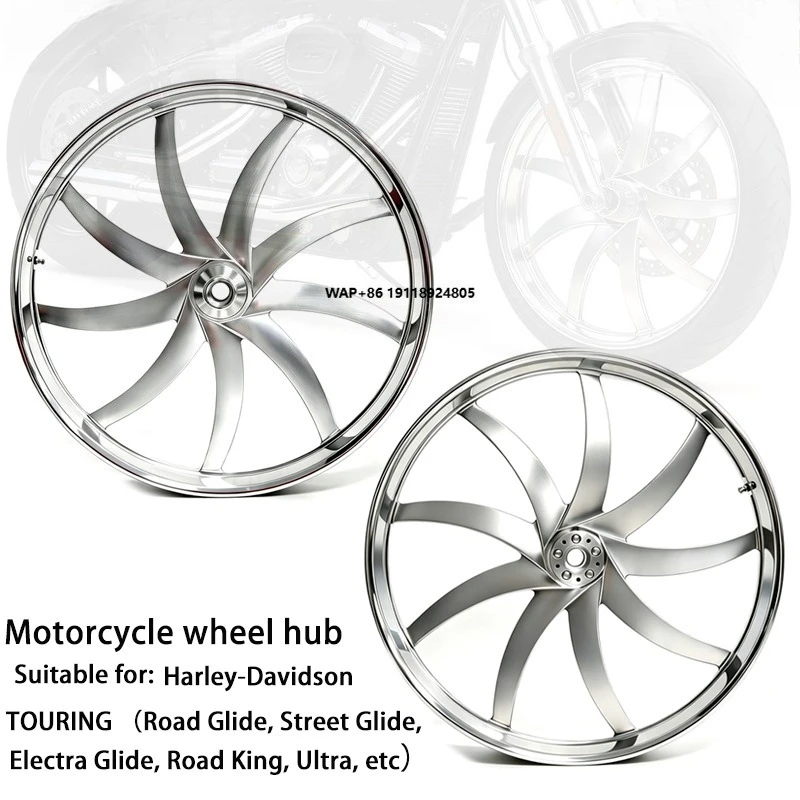 New CNC Machined Aluminum 19-30*3.5 Inch Chrome Motorcycle Wheel for Touring Road King Models 2008-2025