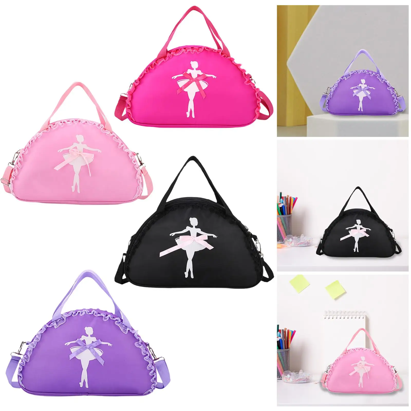 Gym Duffel Bag Ballet Dance Bag for Latin Dance Gymnastics Ballet Class