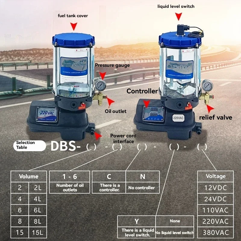 New Electric Grease Pump Mixer, Construction Machinery, Butter  Refueling Pump  24V220V380V12V110V Automatic Refueling Pump