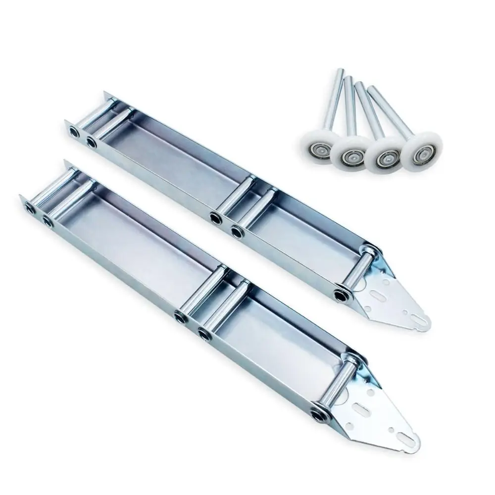 

4-х нейлоновых роликов, детали гаражных ворот, прочный износостойкий кронштейн для крепления дверей, высокая твердость, защита от коррозии