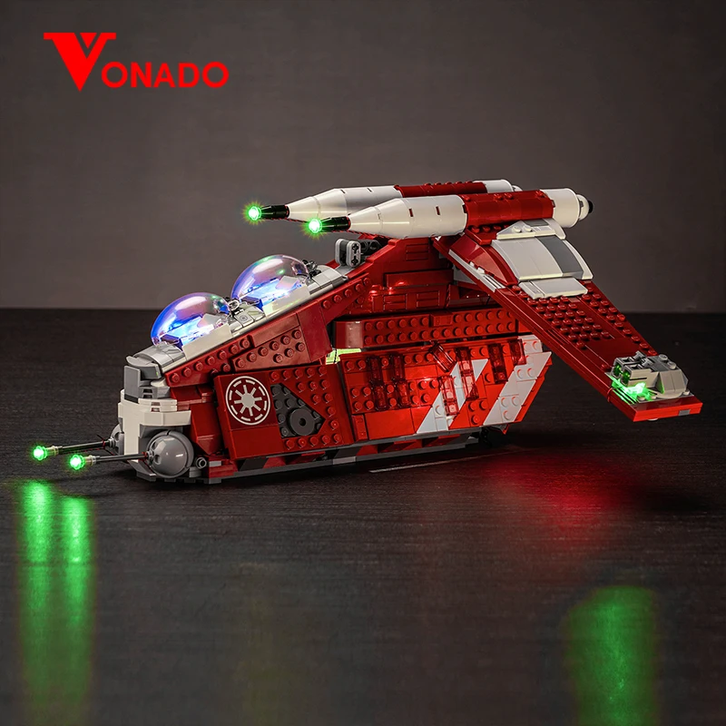 

Vonado LED light 75354 set for Coruscant Guard Gunship ™ Building blocks (only including lighting accessories)