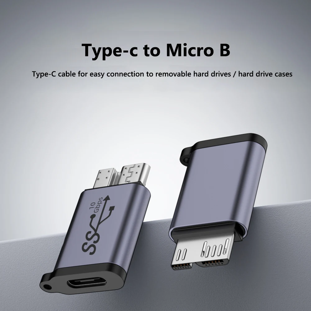 USB Type-C to Micro B HDD محول ، Gen2 ، 10GBps ، 7.5 واط ، كابل القرص الصلب الخارجي ، SSD #5
