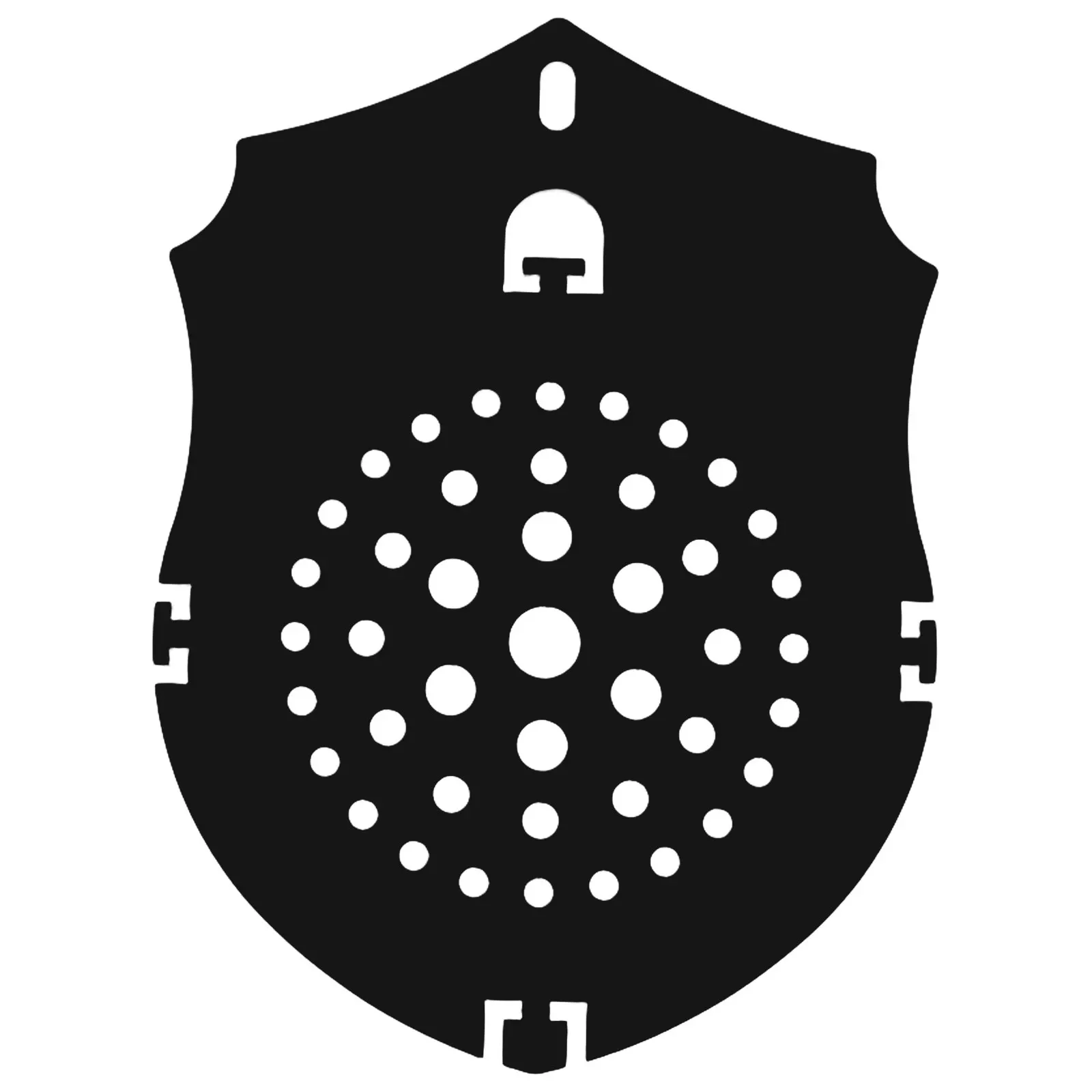 

Подвесная настенная доска для растений из матового черного акрила для суккулентов, орхидей и других растений