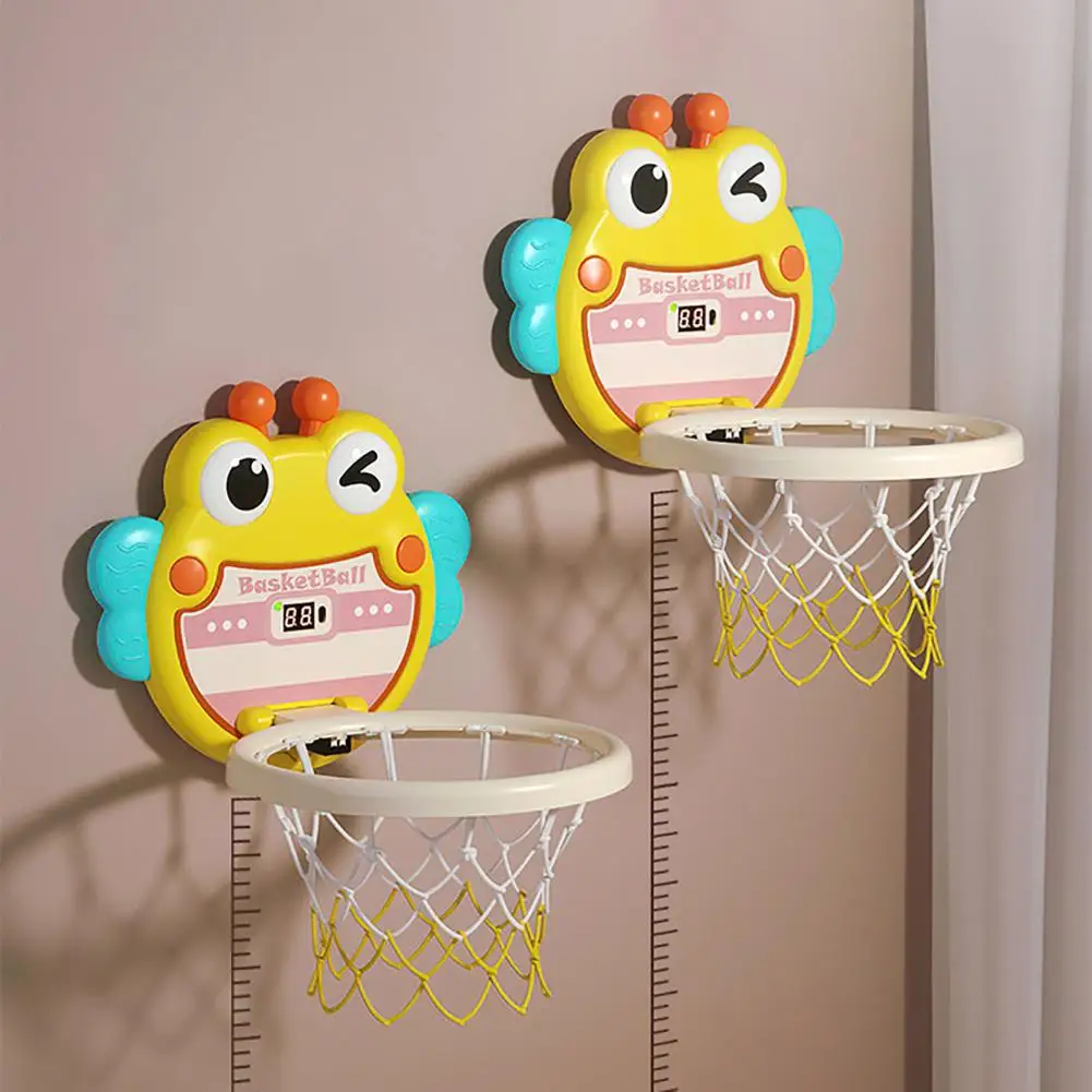 

1 Set Kids Basketball Hoop Set Easy Installation Fun Parent-Child Toy with Scoring Device Basketball Game