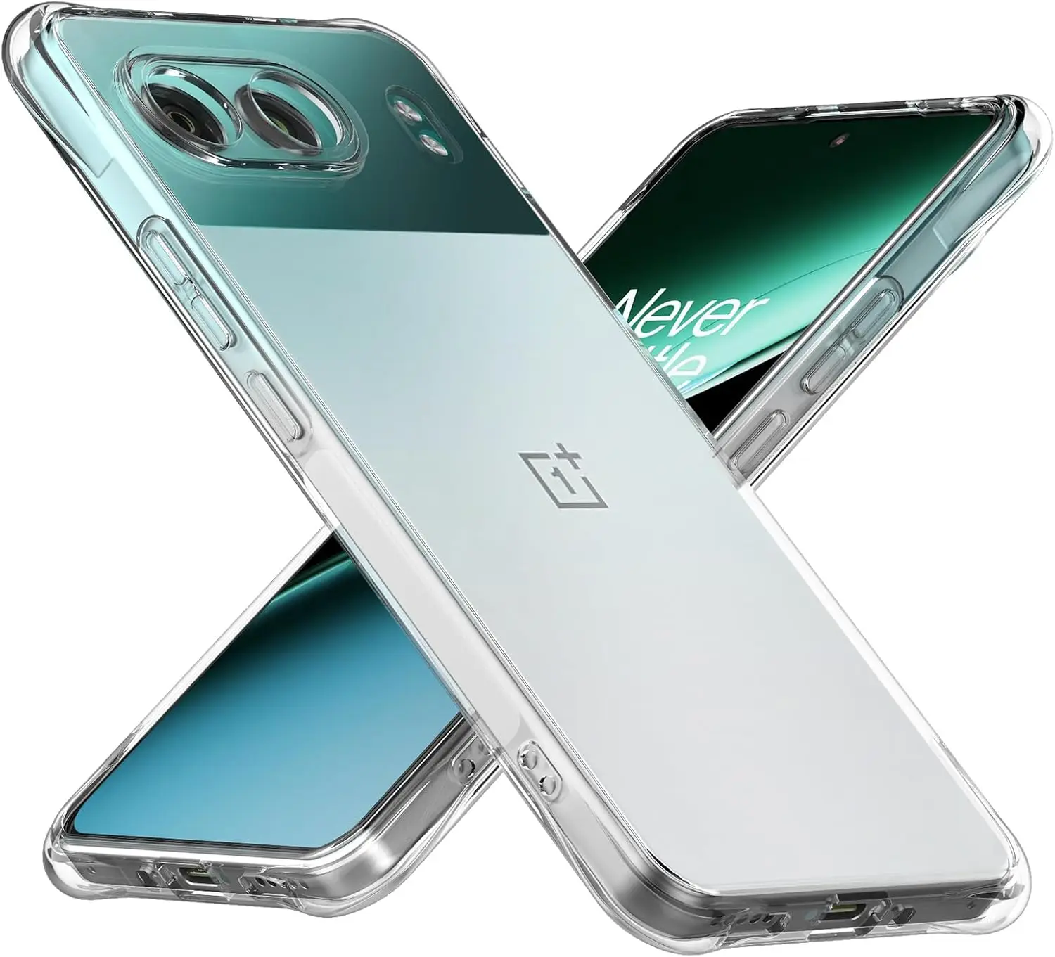 لينة بولي TPU واضح كريستال حماية الكاميرا الغطاء الخلفي للهاتف ل OnePlus Nord 4 5 One Plus Nord4 1 + Nord5 5G درع للصدمات