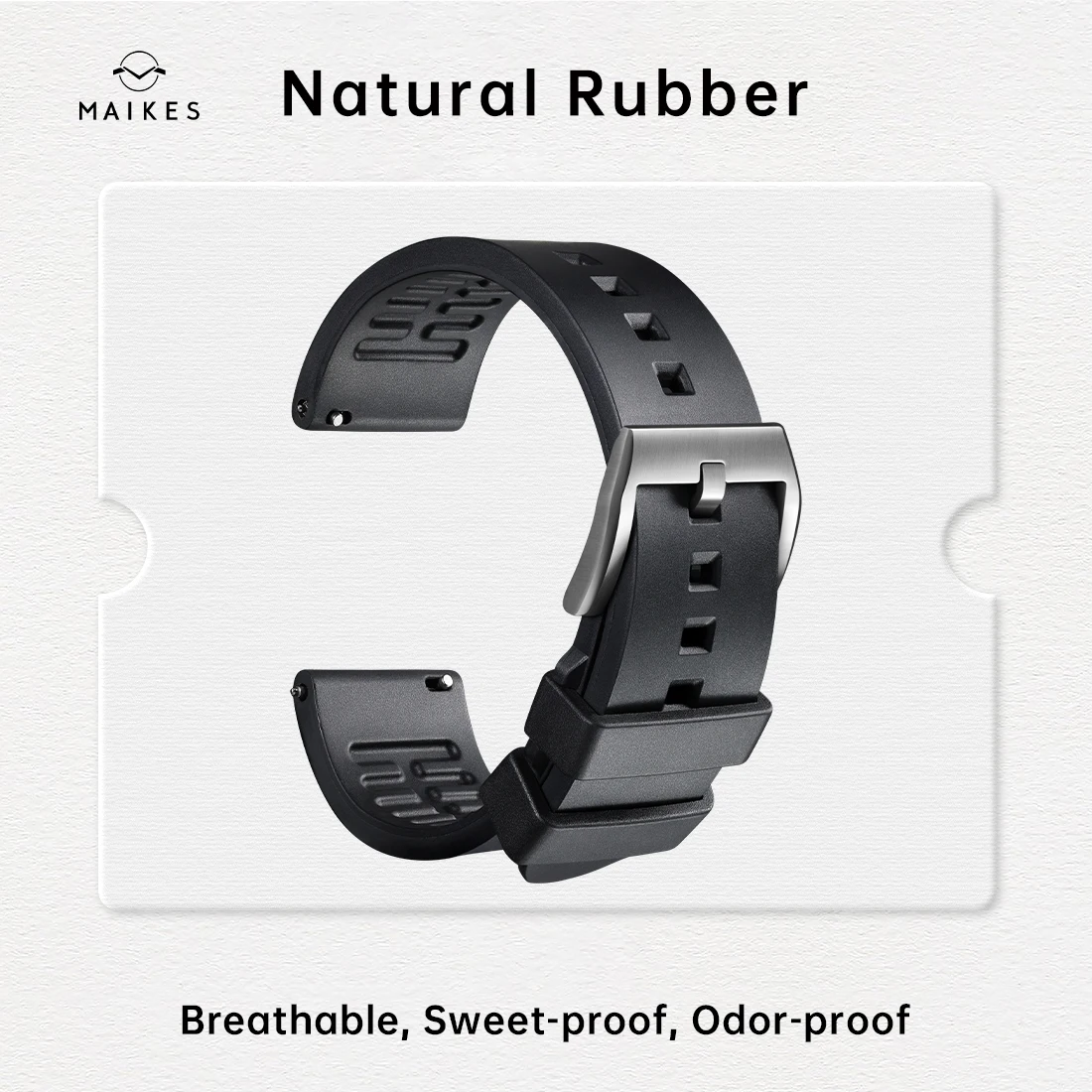 Luxury Natural Rubber Watch Strap Quick Release Accessories Smart Watchbands Bracelet For Rolex Omega TIMEX Hamilton Fossil