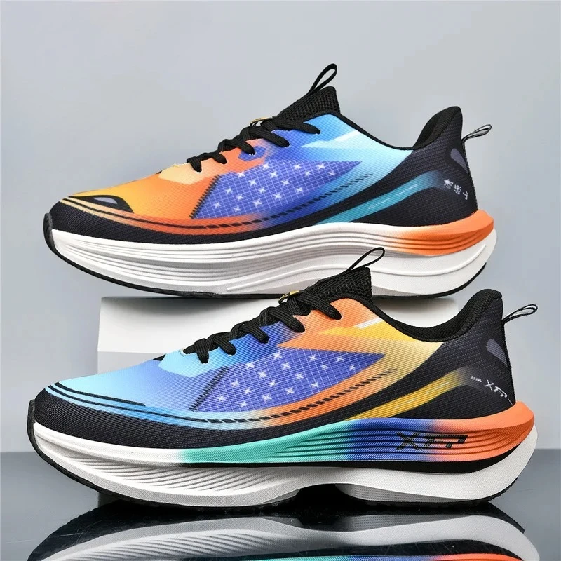 

Брендовые кроссовки для бега с карбоновой пластиной, мужские и женские, дышащие, легкие, удобные, спортивные, нескользящие, повседневные.