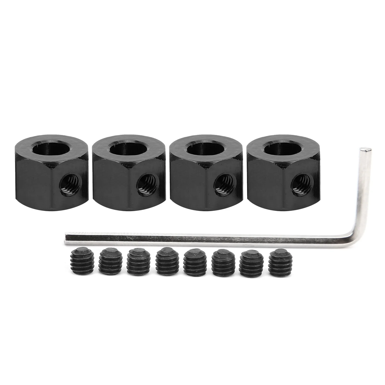 5mm to 12mm Aluminum Alloy Extension Adapter Hub Combiner Coupler for WPL D12 RC Truck