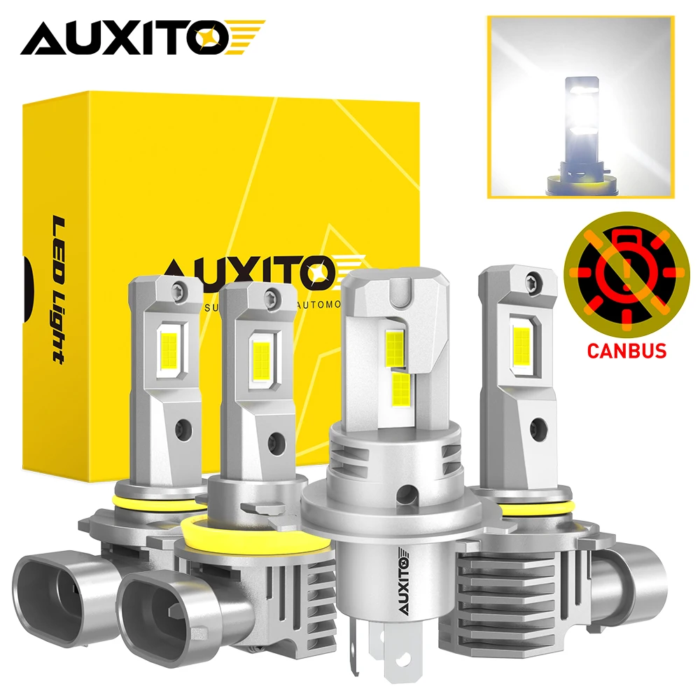 

AUXITO 2 шт. Canbus H11 светодиодные фары 16000LM 9006 HB4 9005 HB3 H4 9003 светодиодные автомобильные противотуманные фары для Dodge Audi Chevrolet Ford