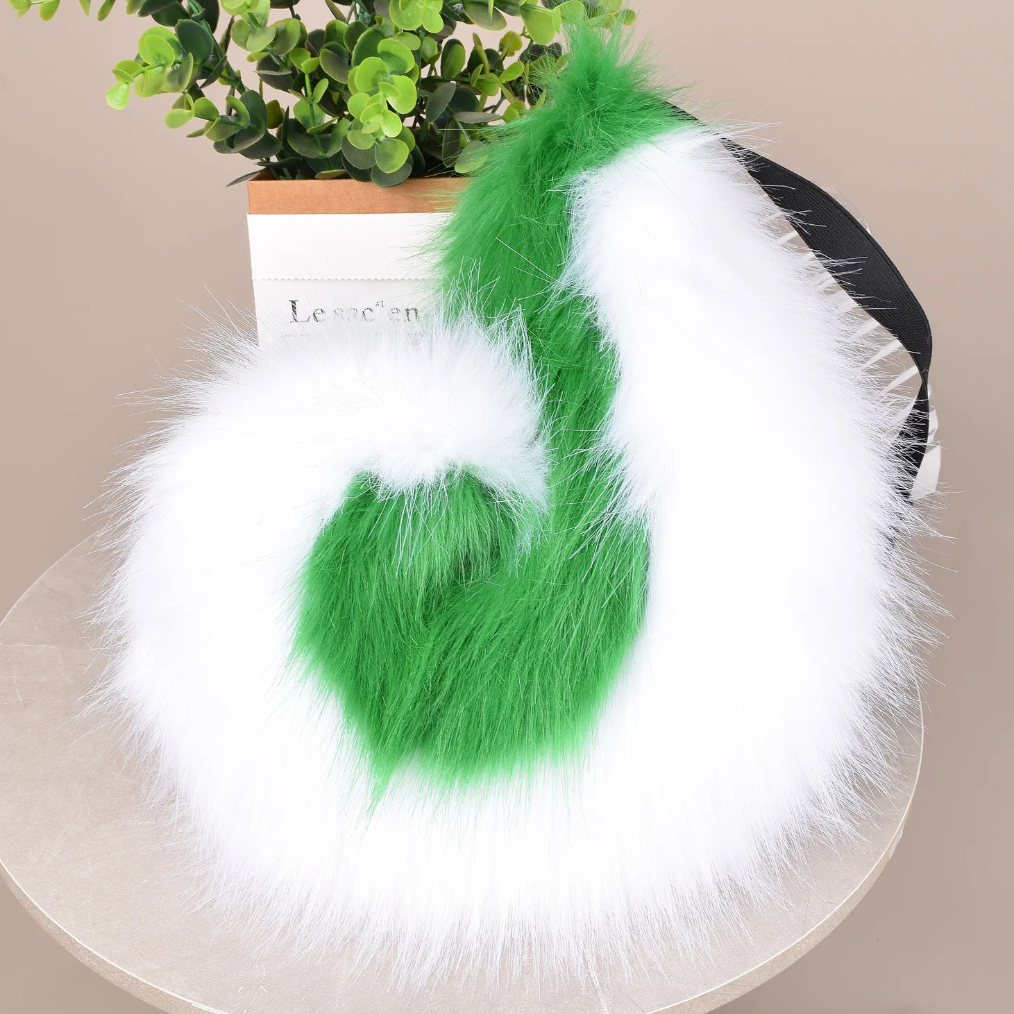 여성 귀여운 다람쥐 봉제 강아지 여우 꼬리 조절 가능한 털이 있는 늑대 꼬리 역할 놀이 애니메이션 공연 소품 할로윈 파티 어린이 선물