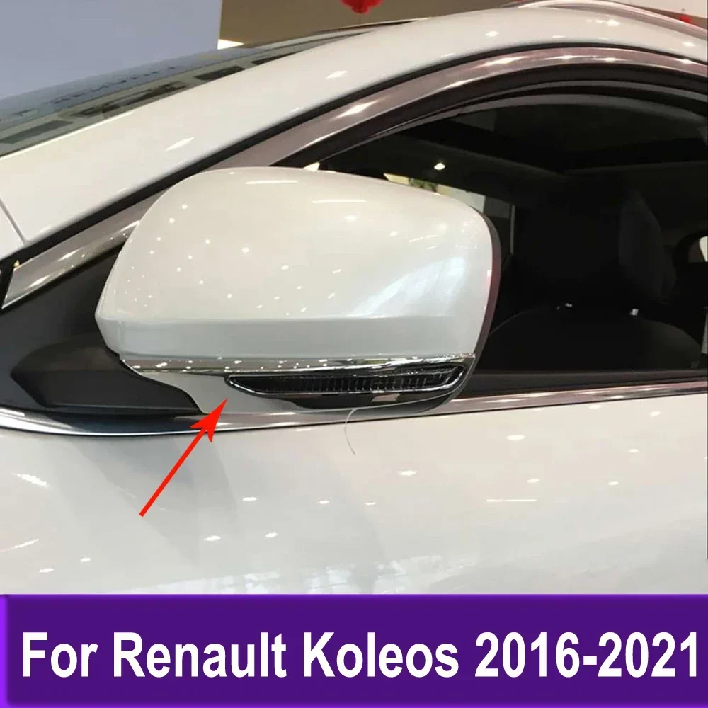 

Rearview Mirror Trim For Renault Koleos 2016-2018 2019 2020 2021 Mirrors Cover Exterior Accessories Sticker Accessories