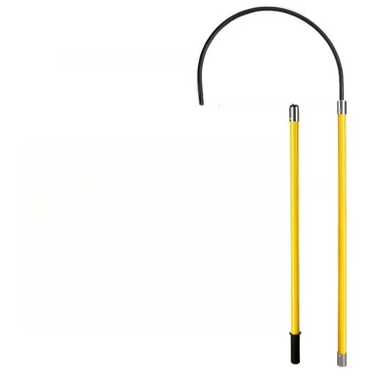 Voltage insulation rescue hook 10KV electric anti-shock electric tight rod pull hook safety tool 35V