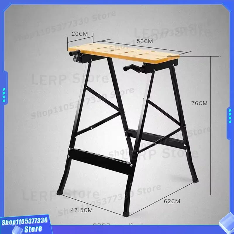 Heavy Duty Folding Saw Table Stand for Woodworking DIY Project Center Universal Workbench Portable Support 5kg Capacity
