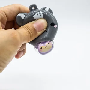 موج موج الإجهاد لتخفيف الإجهاد Gashapon لعبة كبسولة ، ضغط كرات تململ ، صندوق أعمى مضاد للإجهاد ، معلقات حيوانية لطيفة ، هدايا سلاسل المفاتيح أفضل 12 كبسولة مبيعا Gacha - No7