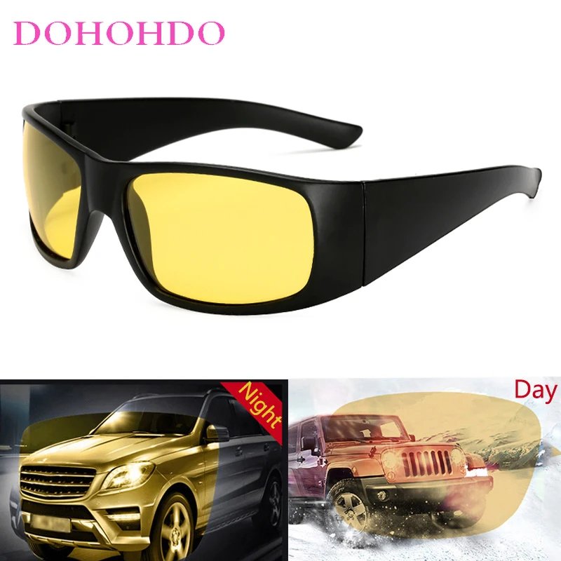 New Vintage Brand Designer Car Drivers Night Vision Goggles Anti-glare Polarizer Men Woman Cycling Sun Glasses Accessories UV400